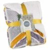 B&M Simply Geo Waffle Throw - Ochre -Cozy Living Home Store 394916 simply geo waffle throw ochre
