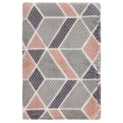 Simply Geo Blush Waffle Throw -Cozy Living Home Store 394918 simply geo blush waffle throw 3