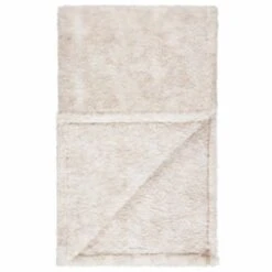 B&M Simply Two Tone Teddy Throw - Natural -Cozy Living Home Store 394924 simply two tone teddy throw natural 3