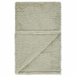 B&M Simply Teddy Sage Rolled Throw 9 B&M Simply Teddy Sage Rolled Throw -Cozy Living Home Store 394930 teddy throw sage 4