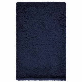 B&M Simply Teddy Navy Rolled Throw 5 B&M Simply Teddy Navy Rolled Throw - Image 3