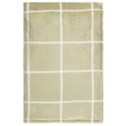 Winston Sage Check Sherpa Throw -Cozy Living Home Store 394950 winston sage check sherpa throw 2
