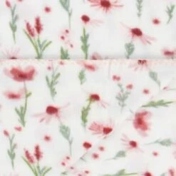 Simply Floral Polar Fleece Throw 2pk -Cozy Living Home Store 395002 simply super soft throws 2pk blush floral 4