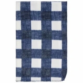 Simply Navy & Gingham Polar Fleece Throw 2pk 4 Simply Navy & Gingham Polar Fleece Throw 2pk - Image 2