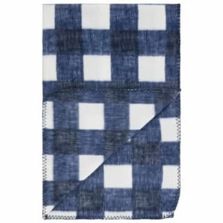 Simply Navy & Gingham Polar Fleece Throw 2pk 5 Simply Navy & Gingham Polar Fleece Throw 2pk - Image 3