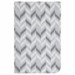 Simply Grey & Geo Print Polar Fleece Throw 2pk -Cozy Living Home Store 395031 simply super soft throws 2pk grey geo 2