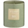 B&M Ceramic Wax Candle - Sugared Mandarin -Cozy Living Home Store 395074 ceramic candle green