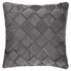 Basket Weave Charcoal Cushion -Cozy Living Home Store 395351 basket weave cushion charcoal