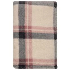 Simply Blush Check Sherpa Throw 7 Simply Blush Check Sherpa Throw -Cozy Living Home Store 395364 stripe ocean tide cushion 4