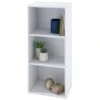 B&M Essentials 3 Tier Shelf - White -Cozy Living Home Store 395640 essentials 3 tier shelf white