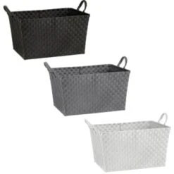 B&M Oversized Rectangular Basket - Black 5 B&M Oversized Rectangular Basket - Black -Cozy Living Home Store 395853 395866 395867 oversized rectangular basket group 1