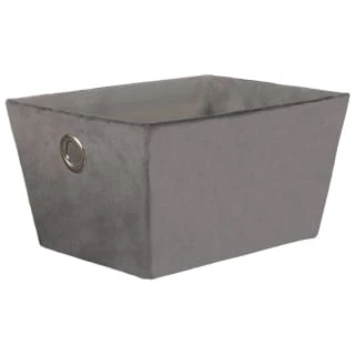 B&M Velvet Papertray - Grey 3 B&M Velvet Papertray - Grey