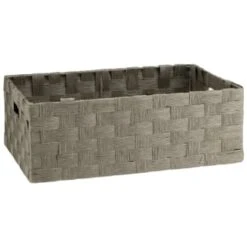 B&M Caen Set Of 3 Paper Rope Baskets - Grey 9 B&M Caen Set Of 3 Paper Rope Baskets - Grey -Cozy Living Home Store 395868 caen set of 3 paper rope baskets grey 3