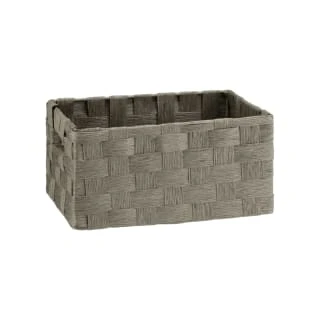 B&M Caen Set Of 3 Paper Rope Baskets - Grey 4 B&M Caen Set Of 3 Paper Rope Baskets - Grey - Image 2
