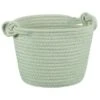 B&M Cara Rope Basket With Handle - Green 1 B&M Cara Rope Basket With Handle - Green -Cozy Living Home Store 395881 cara rope basket green