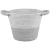 B&M Two Tone Rope Basket - Grey -Cozy Living Home Store 395887 two tone rope basket grey
