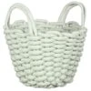B&M Thick Rope Basket - Green -Cozy Living Home Store 395889 thick rope basket green