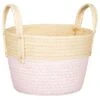 B&M Wicker Basket - Pink -Cozy Living Home Store 395906 wicker basket pink