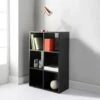 Lokken 6 Cube Shelving Unit - Black -Cozy Living Home Store 395954 lokken 6 cube black