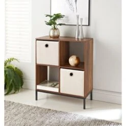 Lokken Teddy Storage Cubes 2pk - Cream -Cozy Living Home Store 395965 2pk teddy lokken storage cubes cream