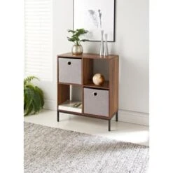 Lokken Teddy Storage Cubes 2pk - Grey 7 Lokken Teddy Storage Cubes 2pk - Grey -Cozy Living Home Store 395966 2pk teddy lokken grey