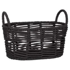 B&M Rope Storage Basket - Black