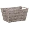 B&M Paper Rope Basket - Grey -Cozy Living Home Store 395984 paper rope basket grey