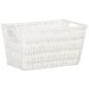 B&M Paper Rope Basket - White