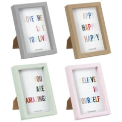 B&M Colourblock Frame 4 X 6" - Turquoise -Cozy Living Home Store 396247 396248 396249 396250 basic colourblock frame 4x6 group