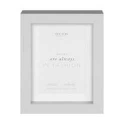 B&M New York Box Photo Frame - 4 X 6" - Grey -Cozy Living Home Store 396450 new york box frame 5x7 grey