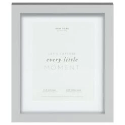B&M New York Box Photo Frame - 6 X 8" - Grey -Cozy Living Home Store 396451 new york box frame 8x10 grey 2