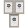 Simply Everyday 4 X 6" Block Frames 3pk - Grey -Cozy Living Home Store 396578 3pk simply everyday block frames 4x6 grey