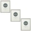 Simply Everyday 8 X 10" Block Frames 3pk - Grey -Cozy Living Home Store 396677 3pk simply everyday 8x10 photo frame grey