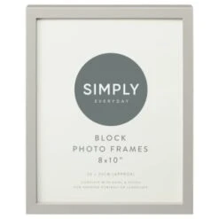 Simply Everyday 8 X 10" Block Frames 3pk - Grey 7 Simply Everyday 8 X 10" Block Frames 3pk - Grey -Cozy Living Home Store 396677 3pk simply everyday 8x10 photo frame grey 2