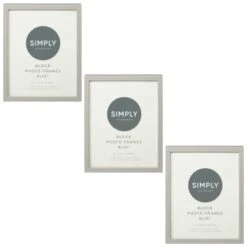 Simply Everyday 8 X 10" Block Frames 3pk - Grey