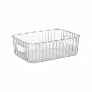 Ribbed Clear Storage Tub - Small 3 Ribbed Clear Storage Tub - Small