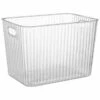 Ribbed Clear Storage Tub - Extra Large