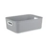 Anti Slip Medium Storage Box - Grey -Cozy Living Home Store 396953 anti slip medium storage box grey