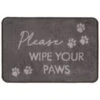 B&M Super Soft Pet Doormat - Grey