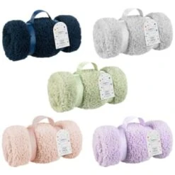 Simply Kids Teddy Throw - Lilac 11 Simply Kids Teddy Throw - Lilac -Cozy Living Home Store 400204 400205 400206 400208 400209 simply kids teddy rolled kids throw group 2