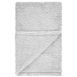 Simply Kids Teddy Throw - Light Grey -Cozy Living Home Store 400204 simply kids teddy rolled kids throw grey 2